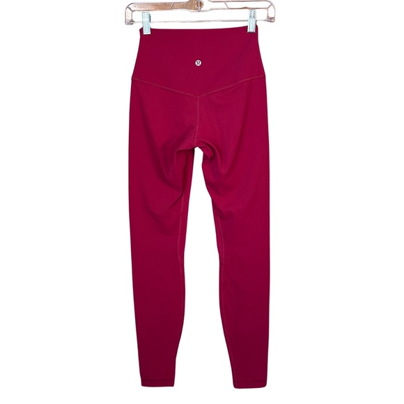 Lululemon Align High-Rise Pant 28” in Pomegranate active performance leggings - Picture 3 of 5